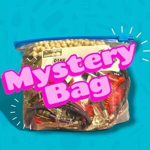Mystery Jewelry Grab Bag Surprise 2 LB Vintage Costume Modern Pieces Bag #0158